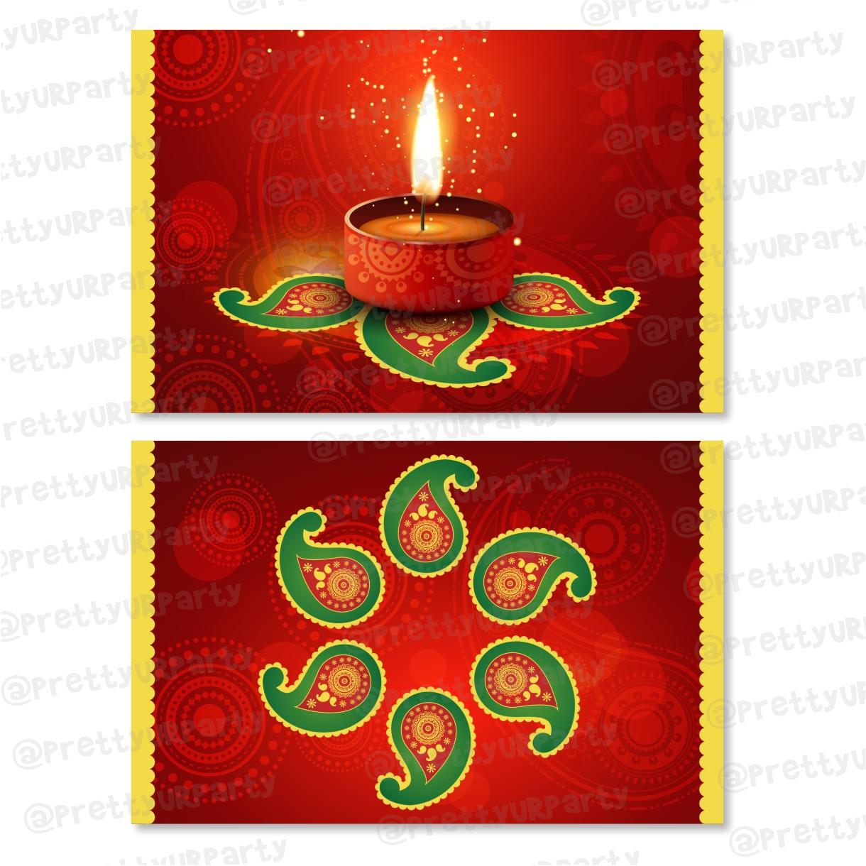Diwali Table Mats ALL PARTY SUPPLIES Pretty UR Party Default Title