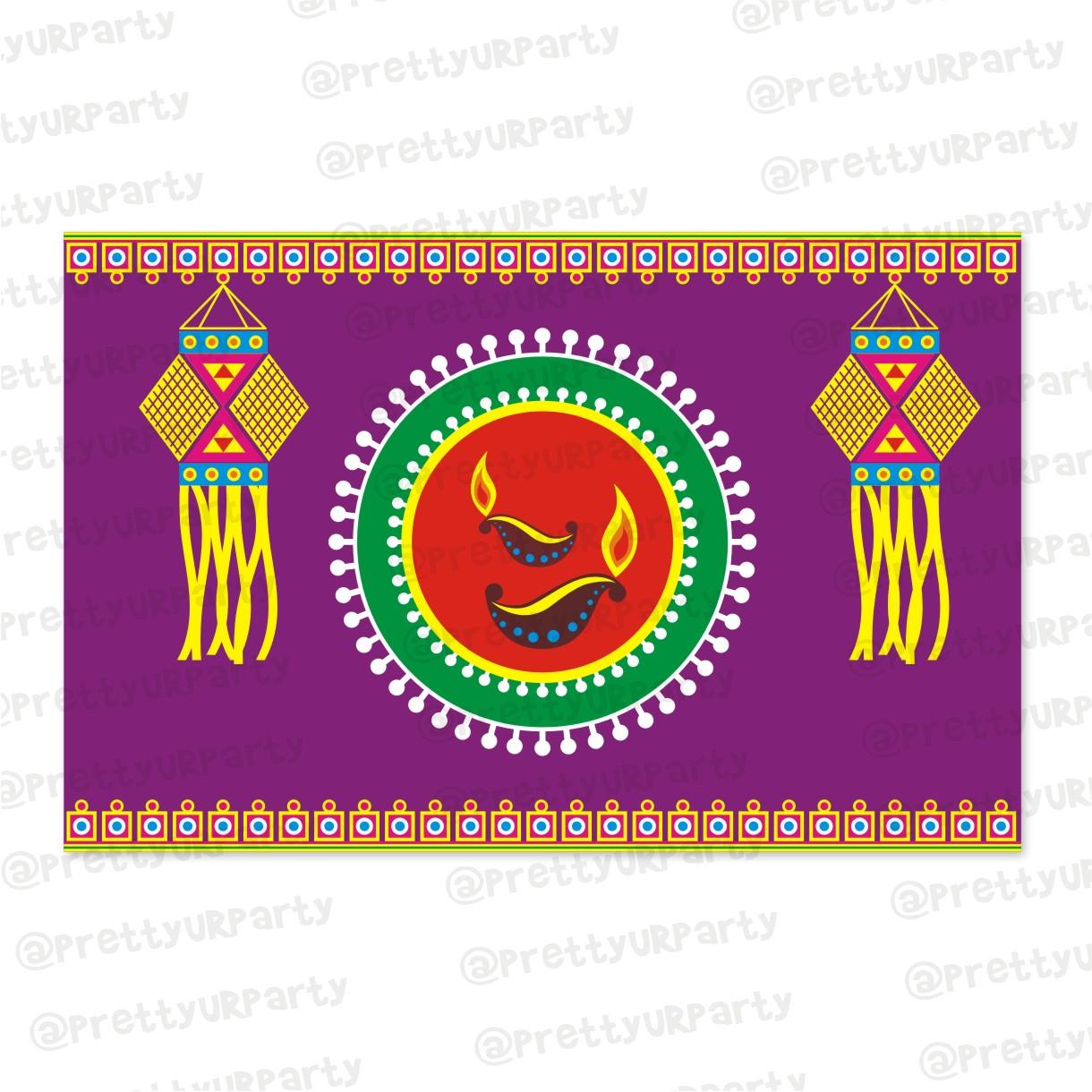 Deepawali Table Mats ALL PARTY SUPPLIES Pretty UR Party Default Title