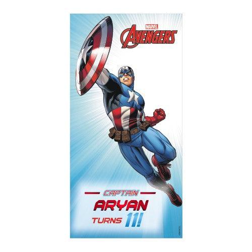 Captain America Door Banner THEME PARTIES Pretty UR Party
