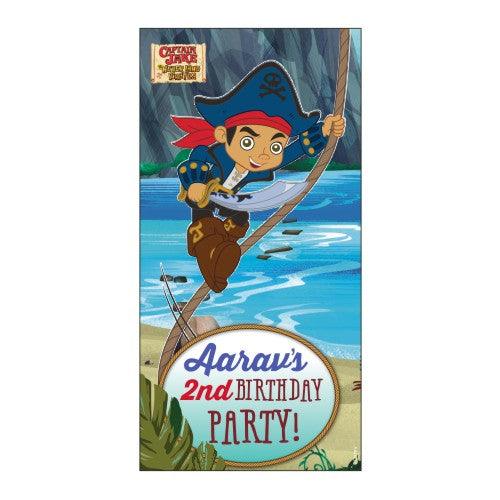 Captain Jake and the Neverland Door Banner THEME PARTIES Pretty UR Party