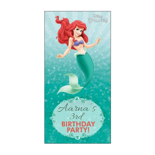 Ariel the Mermaid Door Banner THEME PARTIES Pretty UR Party