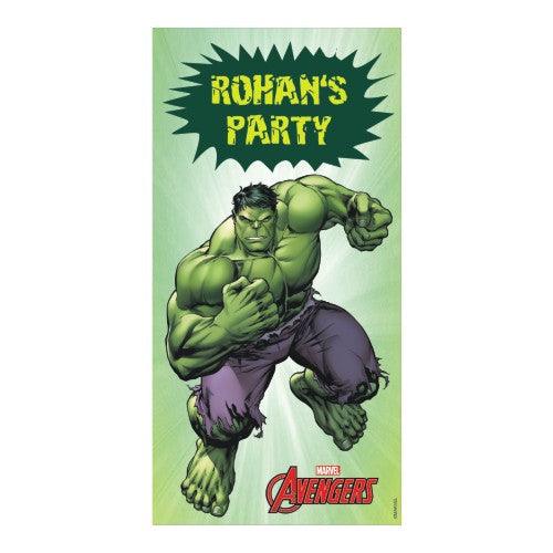 Hulk Door Banner THEME PARTIES Pretty UR Party