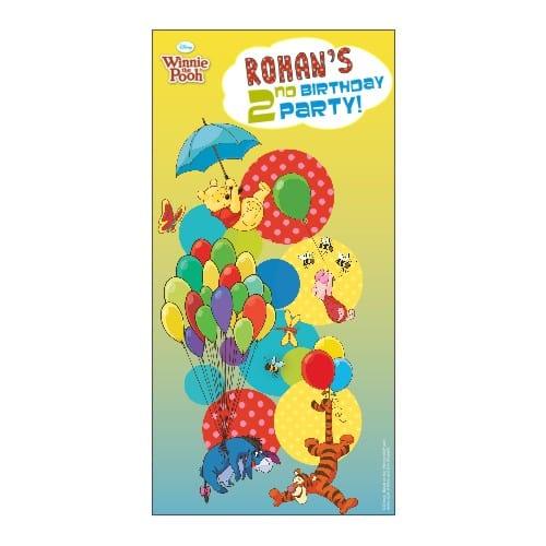 Winnie the Pooh Door Banner THEME PARTIES Pretty UR Party