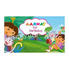 Dora the Explorer Theme Backdrop PERSONALISED Pretty UR Party Default Title
