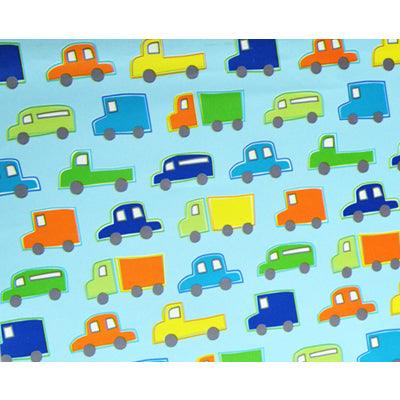 Colourful Cars Wrapping Paper 01 (Pack of 5) ACCESSORIES Pretty UR Party