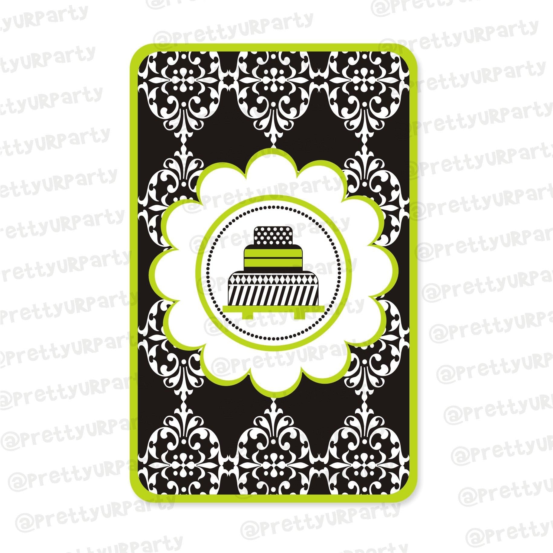 Elegant Damask Centerpieces - Pack of 2 THEME PARTIES Pretty UR Party Default Title