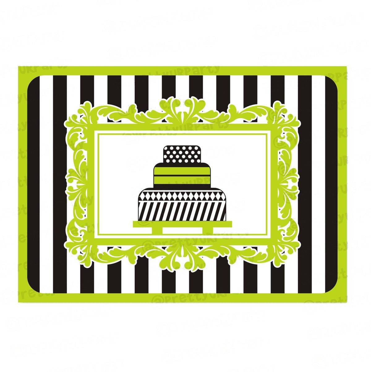 Elegant Damask Table Mats