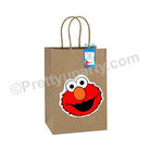 Elmo Theme Gift Bags - Pack of 10 ACCESSORIES Pretty UR Party