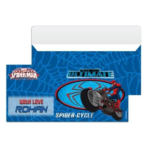 Spiderman Money Envelopes - Pack of 10 envelopes PERSONALISED Pretty UR Party Pack of 10 envelopes