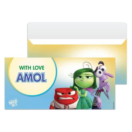 Inside Out Money Envelopes - Pack of 10 envelopes PERSONALISED Pretty UR Party Pack of 10 envelopes