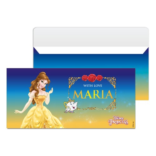 Belle Money Envelopes - Pack of 10 envelopes PERSONALISED Pretty UR Party Pack of 10 envelopes