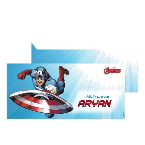 Captain America Money Envelopes - Pack of 10 envelopes