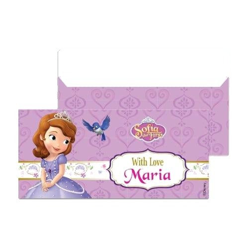 Sofia the first Enchanted Garden Party Money Envelopes - Pack of 10 envelopes