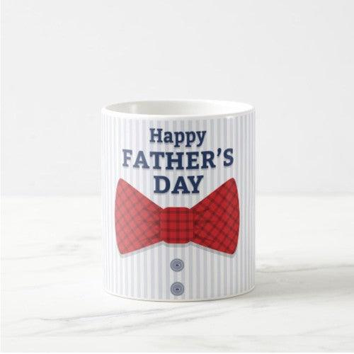 Fathers Day Happy Fathers Day with Bow Mug ALL PARTY SUPPLIES Pretty UR Party