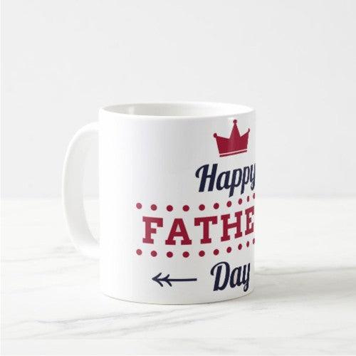 Fathers Day Happy Fathers Day with Crown Mug ALL PARTY SUPPLIES Pretty UR Party