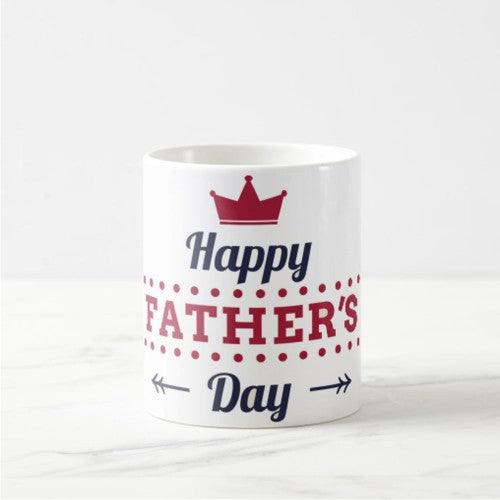 Fathers Day Happy Fathers Day with Crown Mug ALL PARTY SUPPLIES Pretty UR Party