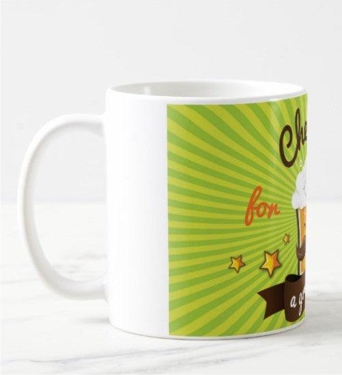 Fathers Day Cheers for Being a Great Dad Mug ALL PARTY SUPPLIES Pretty UR Party