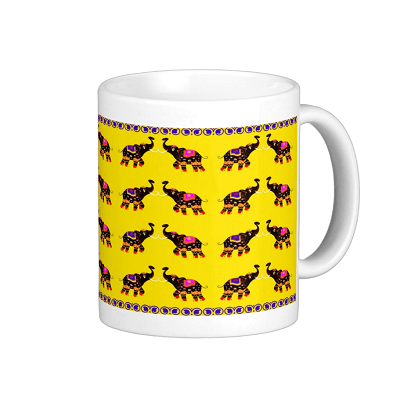 Indian Elephant Mug ALL PARTY SUPPLIES Pretty UR Party Default Title