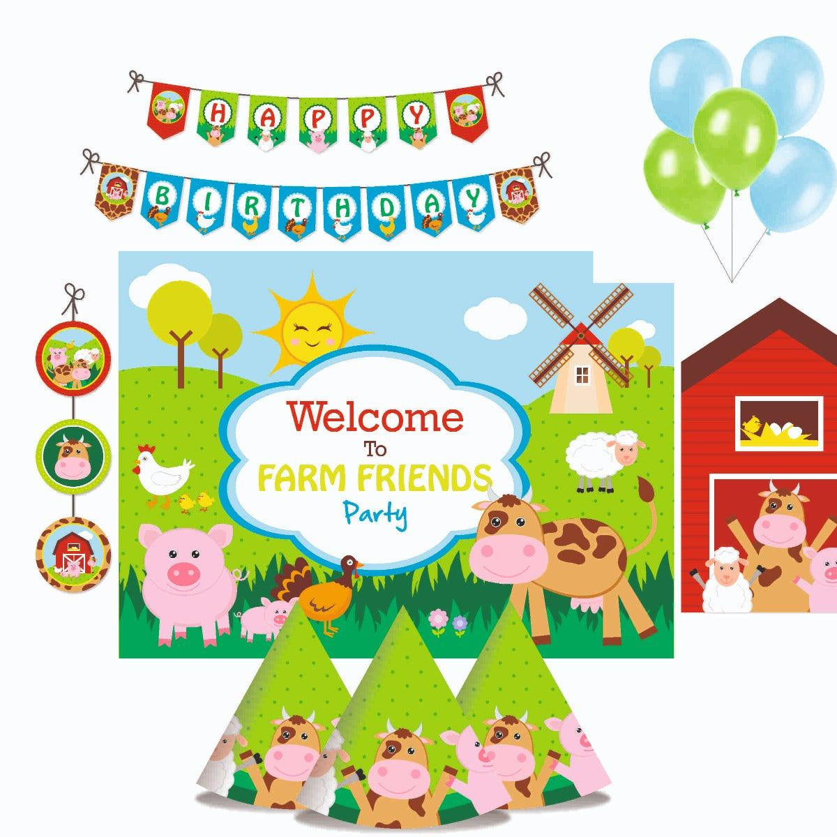 Farm Party Decorations Package - 70 pieces Combo BIRTHDAYS Pretty UR Party Default Title