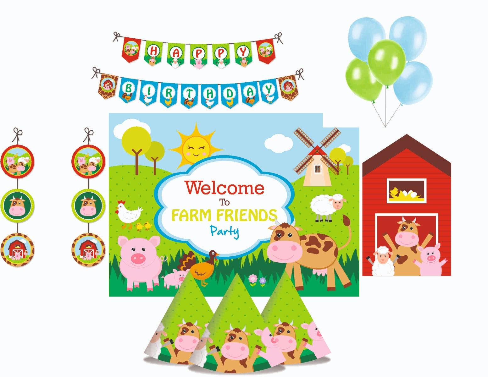 Farm Party Decorations Package - 70 pieces Combo BIRTHDAYS Pretty UR Party Default Title