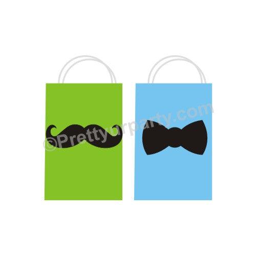 Little Man Gift bags - Pack of 10 THEME PARTIES Pretty UR Party