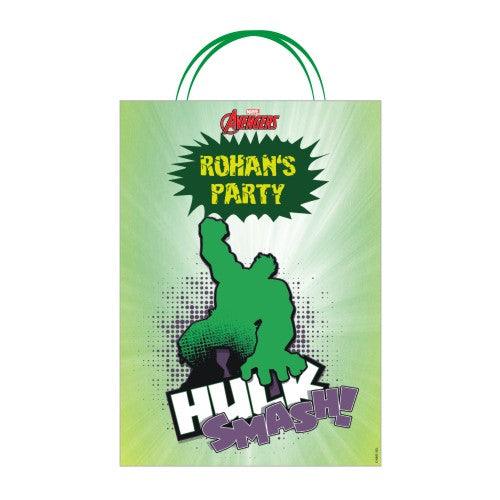 Hulk Gift bags - Pack of 10 ALL PARTY SUPPLIES Pretty UR Party