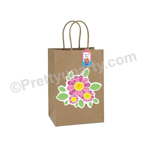 Flowers Gift Bags - Pack of 10 ACCESSORIES Pretty UR Party