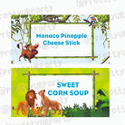 Lion King Theme Food Labels / Buffet Table Cards THEME PARTIES Pretty UR Party Default Title
