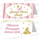 Twinkle Twinkle Little Star Pink Food Labels / Buffet Table Cards THEME PARTIES Pretty UR Party Default Title