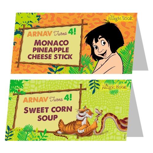 Jungle Book Food Labels THEME PARTIES Pretty UR Party Default Title