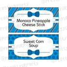 Bow Tie Food Labels / Buffet Table Cards THEME PARTIES Pretty UR Party Default Title