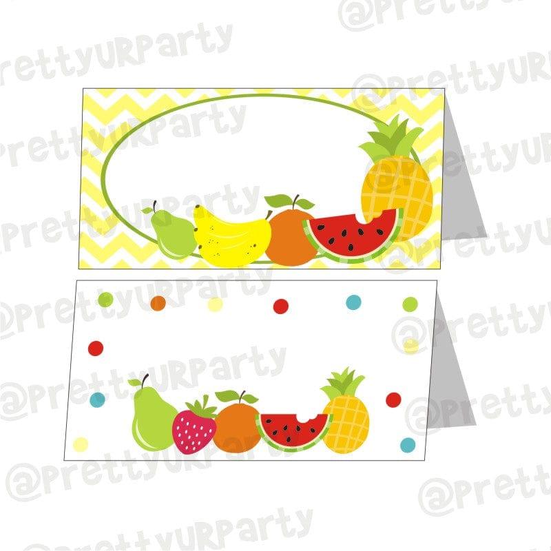 Tutti Fruity Theme Food Labels / Buffet Table Cards THEME PARTIES Pretty UR Party