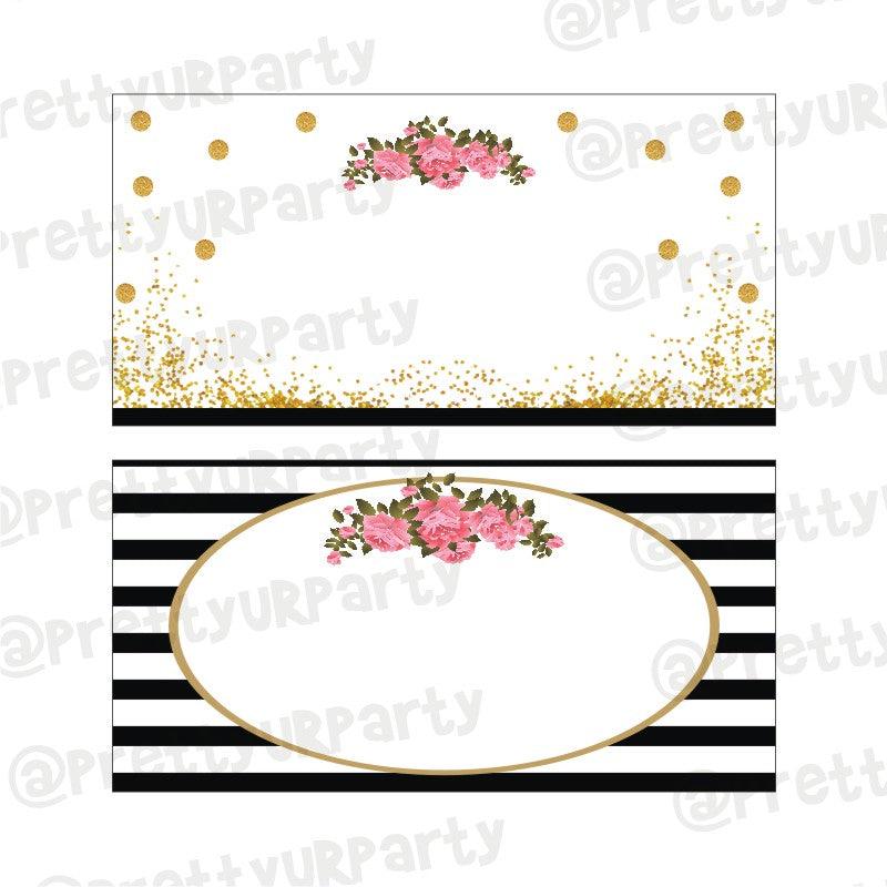 50th Birthday Theme Food Labels / Buffet Table Cards THEME PARTIES Pretty UR Party Default Title