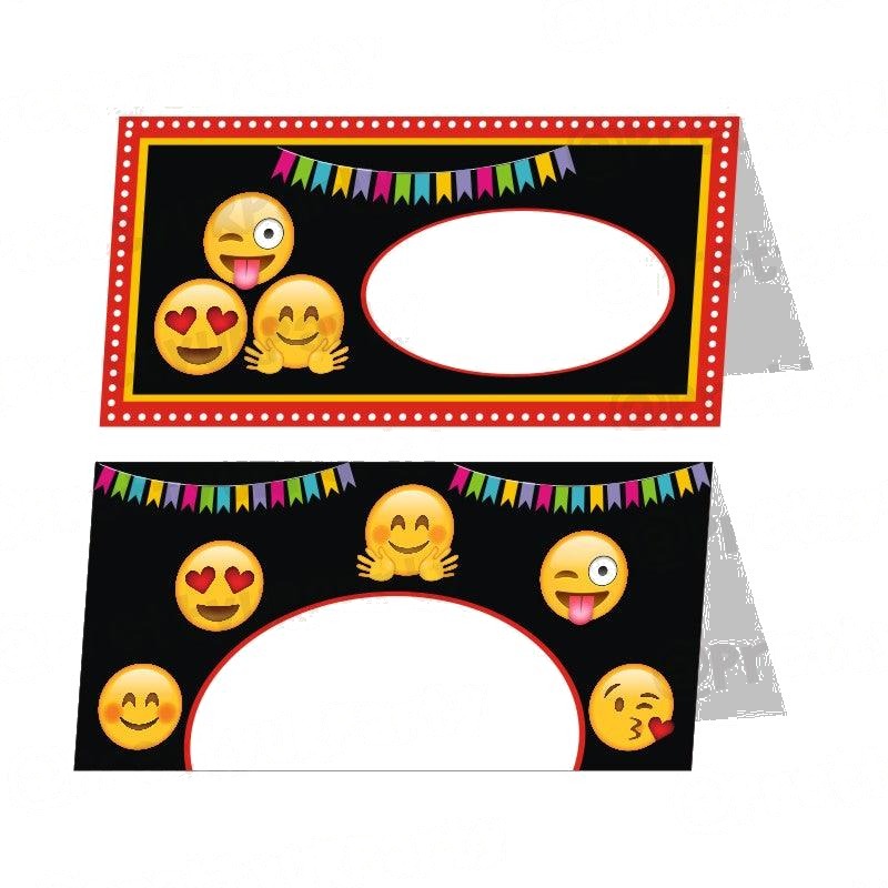 Emoji Theme Food Labels / Buffet Table Cards