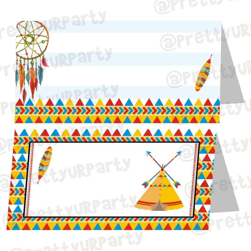 Wild One Theme Food Labels / Buffet Table Cards ALL PARTY SUPPLIES Pretty UR Party Default Title