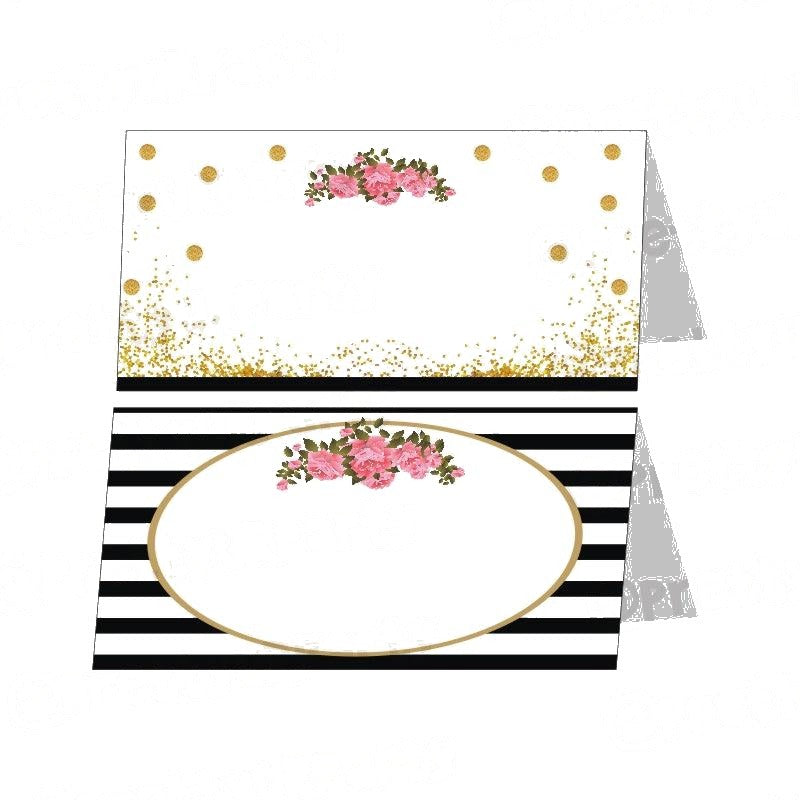 50th Birthday Theme Food Labels / Buffet Table Cards — image 2