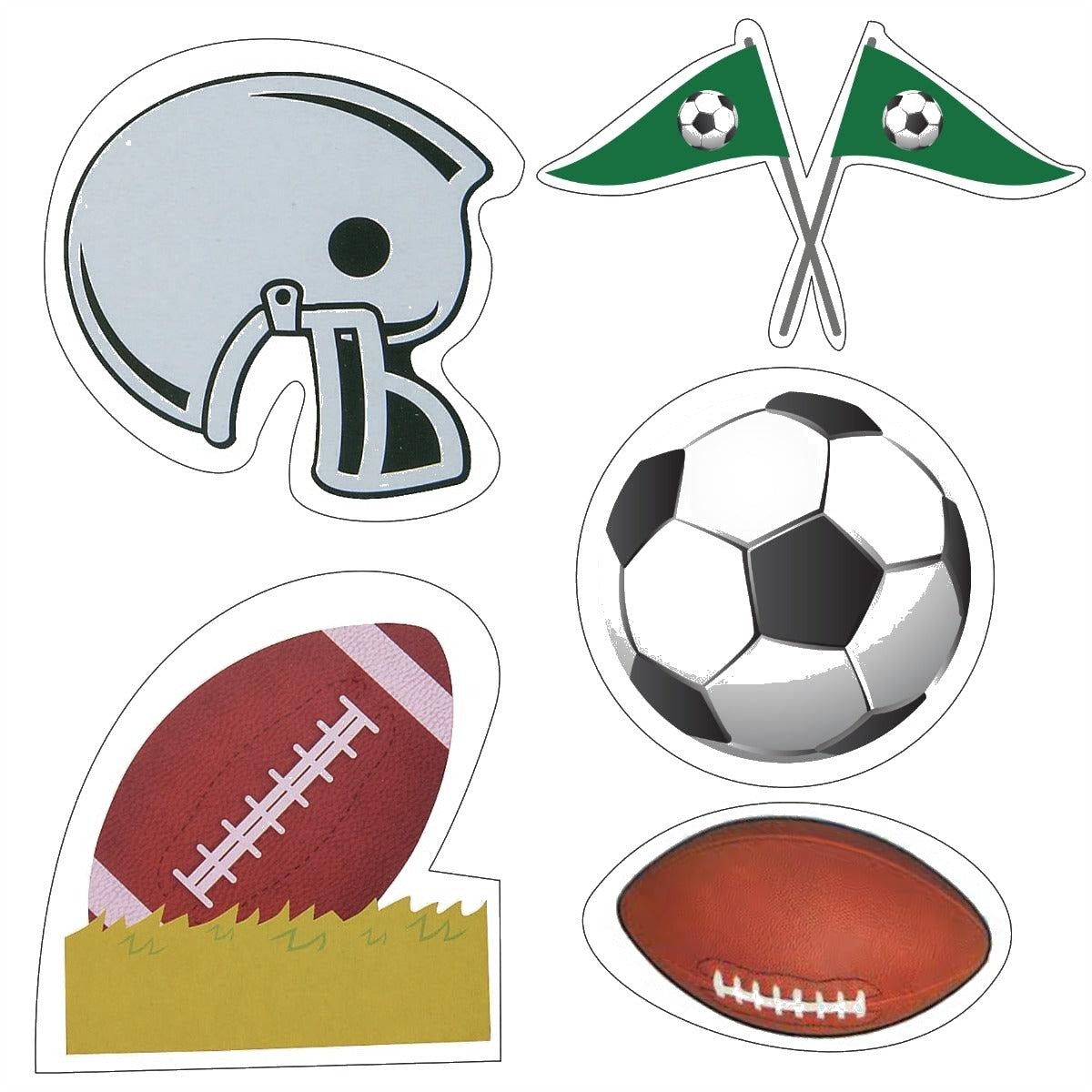 Football Theme Cutouts