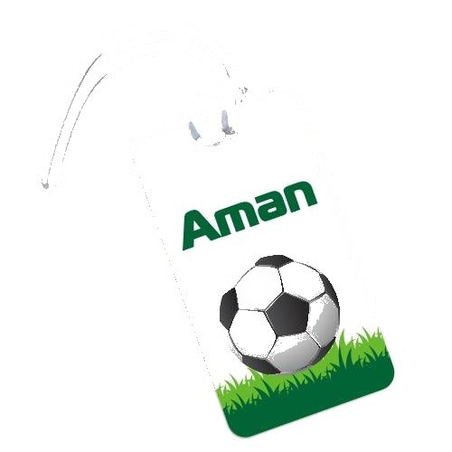 Football Theme Luggage Tags