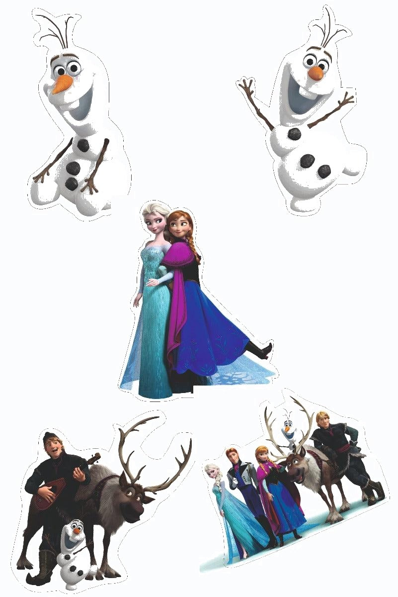 Frozen Theme Cutouts