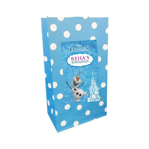 Frozen Popcorn Bag - Pack of 10 ACCESSORIES Pretty UR Party With Name