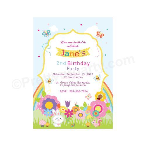 Garden Party E-Invitations THEME PARTIES Pretty UR Party