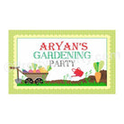 Gardening Theme Backdrop PERSONALISED Pretty UR Party Default Title