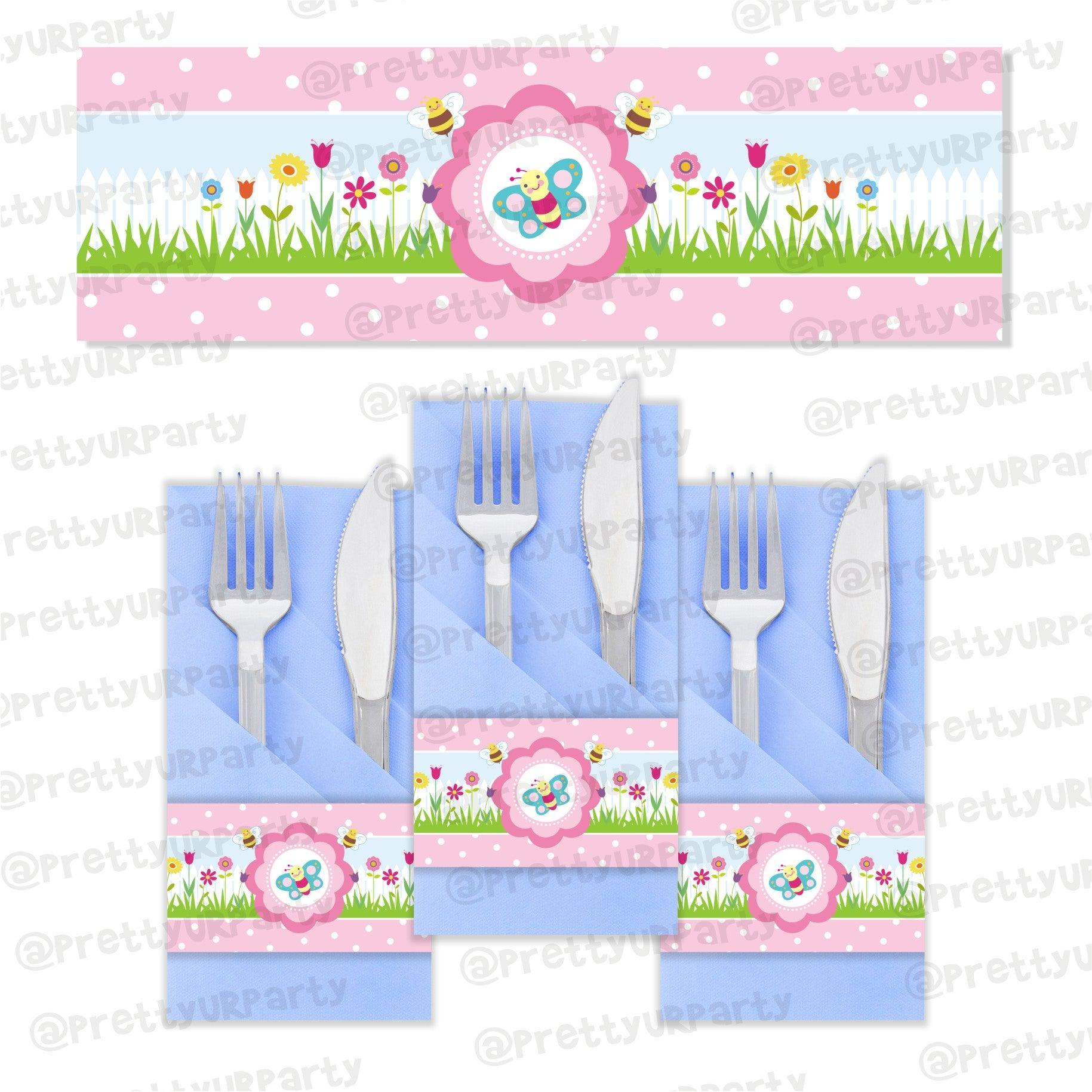 Garden Party Napkin Rings THEME PARTIES Pretty UR Party Default Title