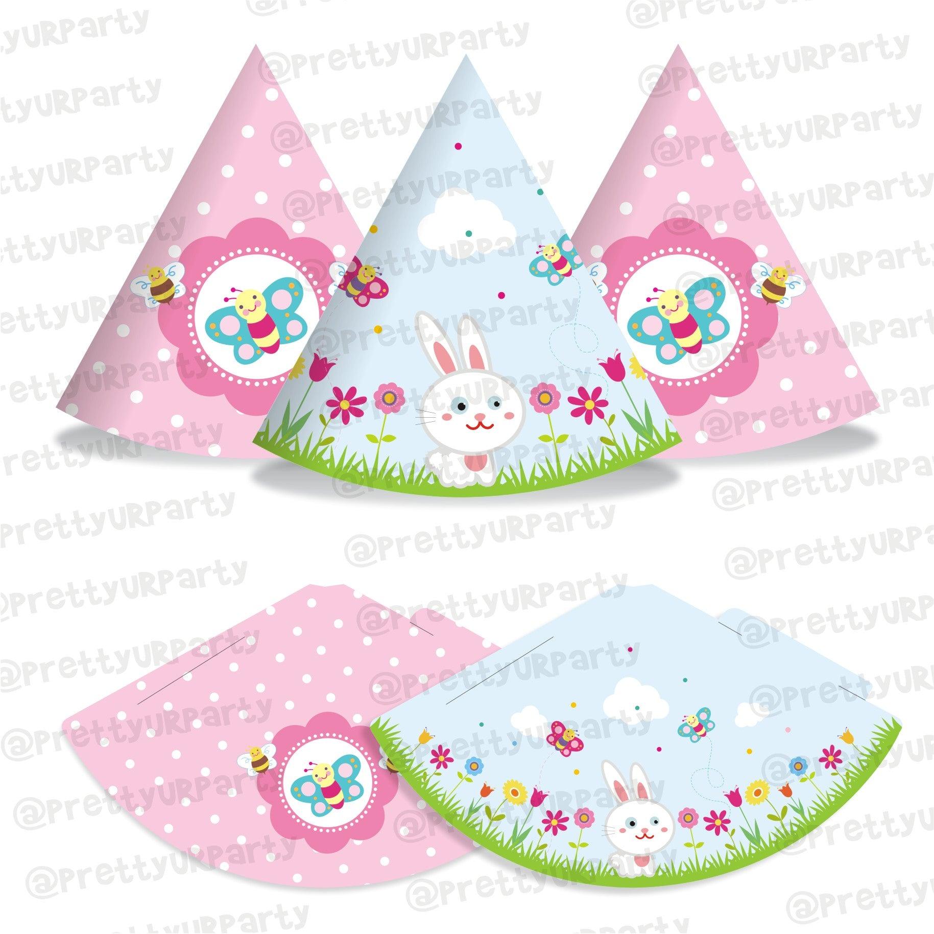 Garden Party Theme Hats - Pack of 10 THEME PARTIES Pretty UR Party Default Title