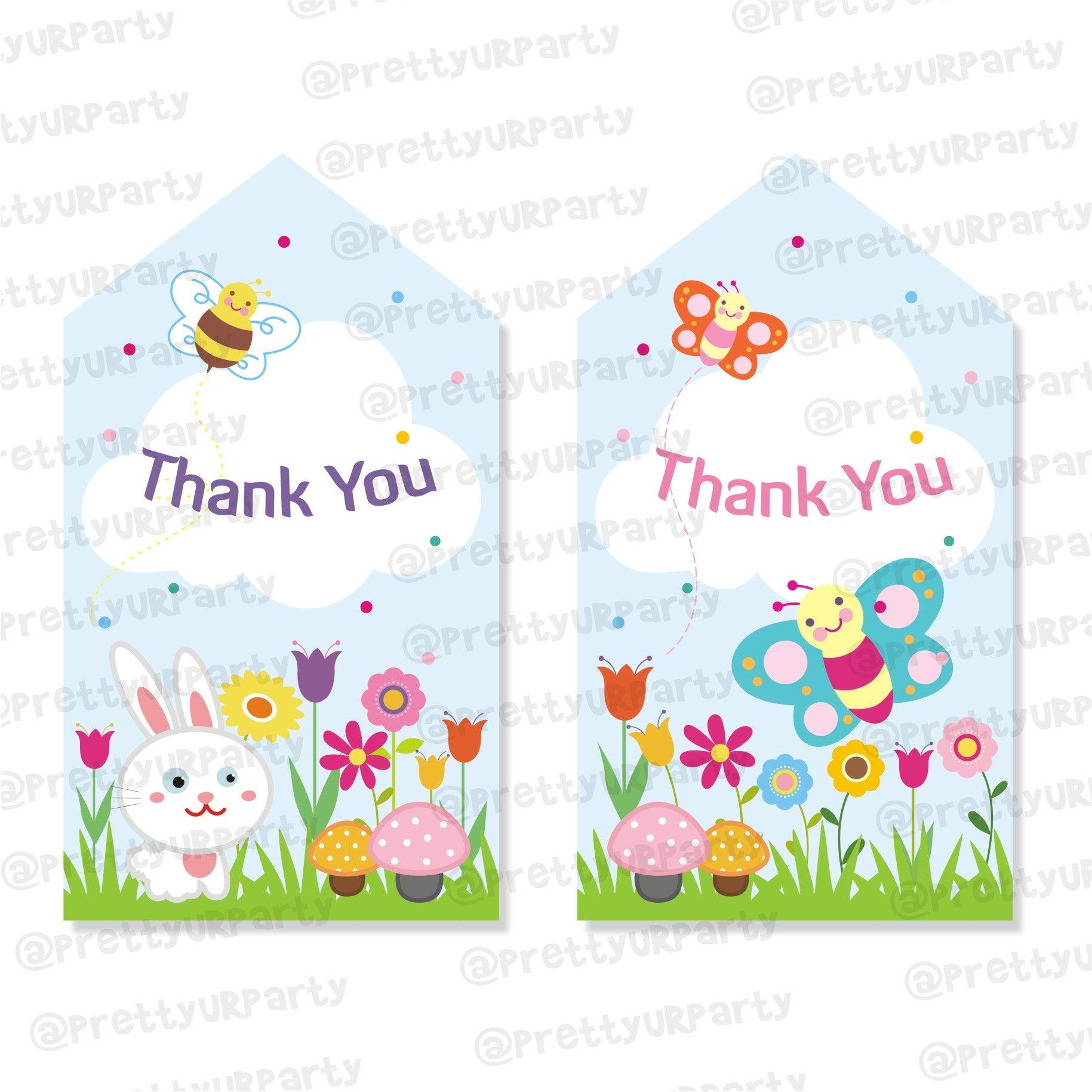Garden Party Theme Thank you Tags THEME PARTIES Pretty UR Party Default Title Garden Party Theme Thank you Tags THEME PARTIES Pretty UR Party Default Title