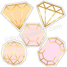 Gem and Glitter Theme Cutouts THEME PARTIES Pretty UR Party