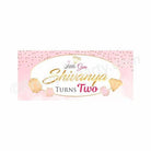 Personalized Gem and Glitter Theme Banner 30in ALL PARTY SUPPLIES Pretty UR Party Default Title