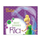 Tinkerbell Best Wishes card PERSONALISED Pretty UR Party 25 Best Wishes Cards
