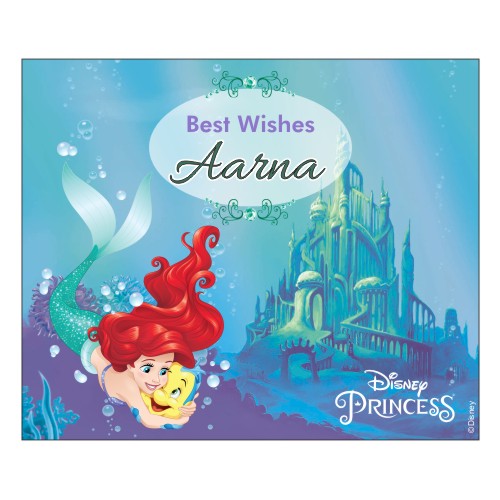 Ariel the Mermaid Best Wishes card PERSONALISED Pretty UR Party 25 Best Wishes Cards