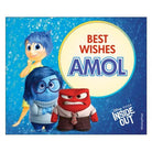 Inside Out Best Wishes card PERSONALISED Pretty UR Party 25 Best Wishes Cards